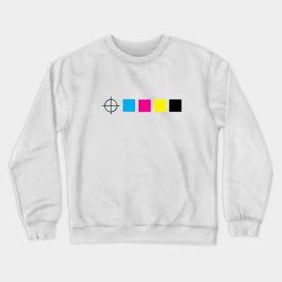 CMYK Calibration Marks Crewneck Sweatshirt